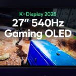 LG Unveils 540Hz WOLED Panel for OLED Gaming Monitors
