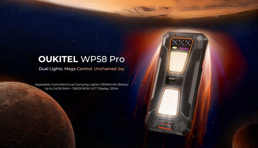 WP58 Pro Launches with 512GB Storage and 10,000mAh Battery
