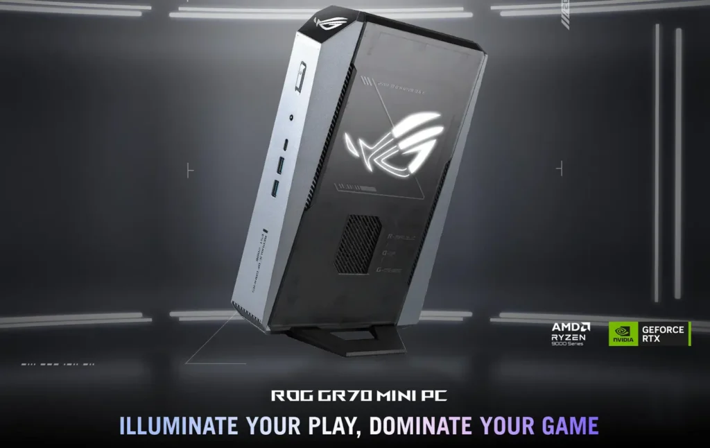 Asus Unveils ROG GR70 Gaming Mini-PC as AMD Ryzen Option