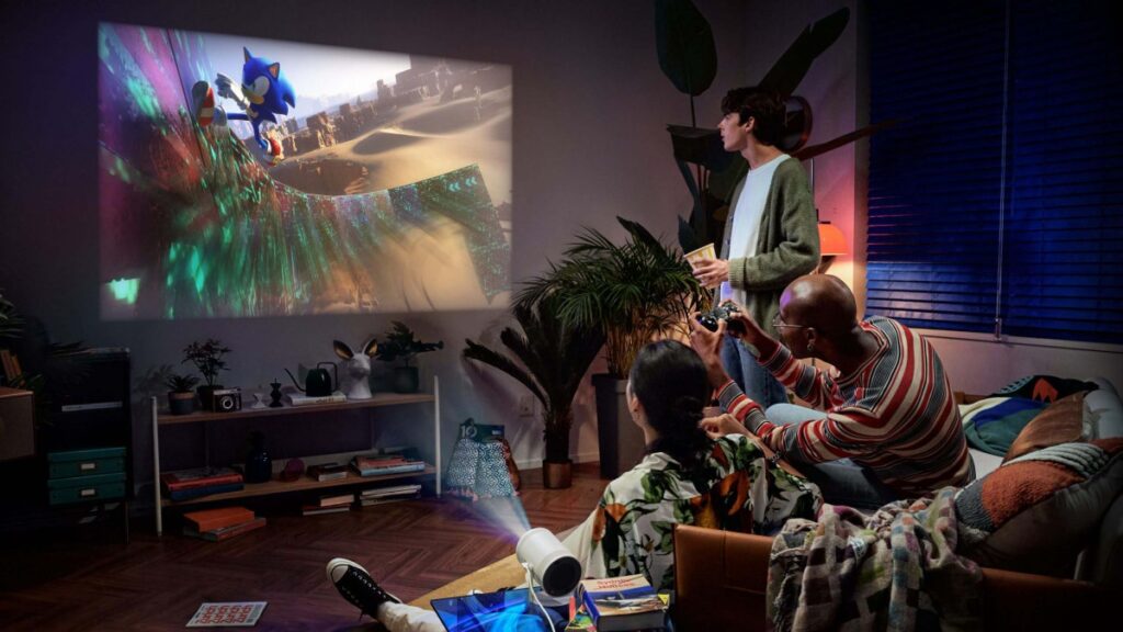 Samsung’s New Projector Auto-Corrects on Uneven Surfaces